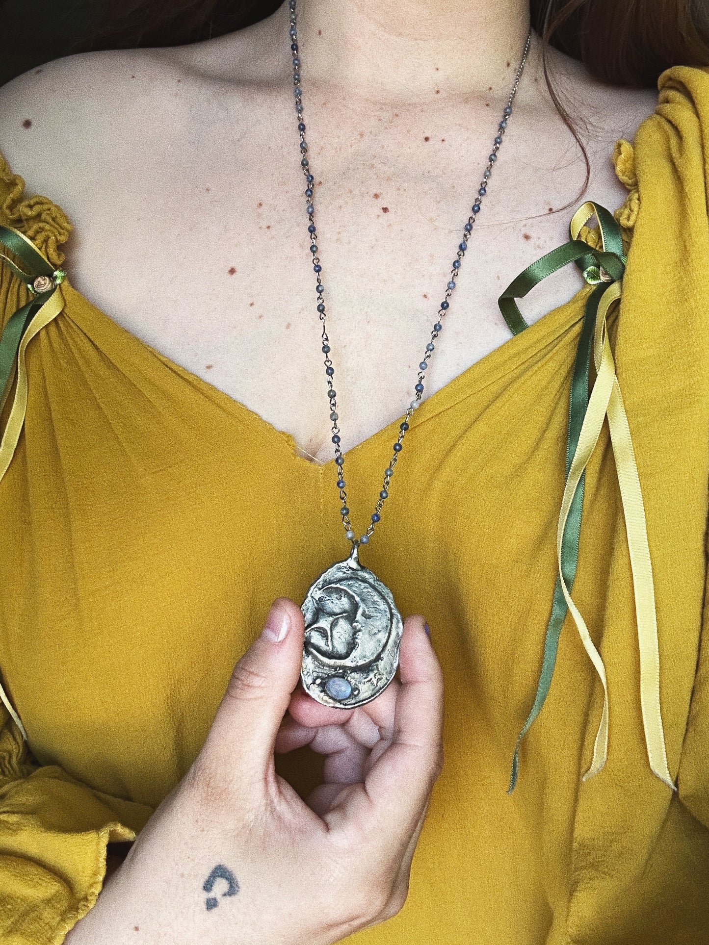 made to order-  Moon Priestess Medallion