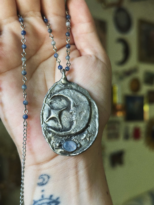 made to order-  Moon Priestess Medallion