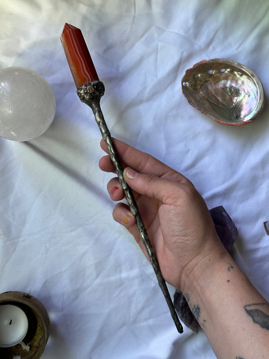 Carnelian Wand