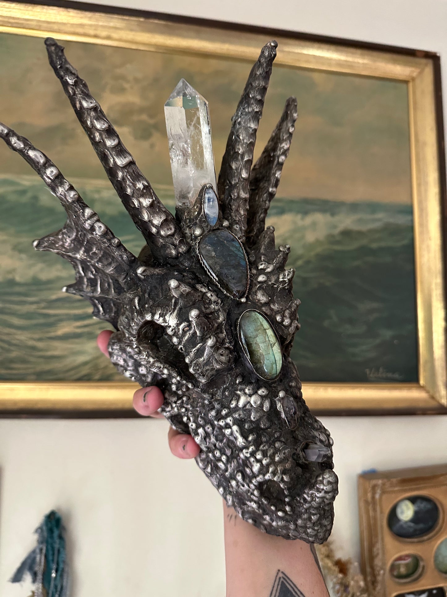 Frost Horn Draconis Scuplture