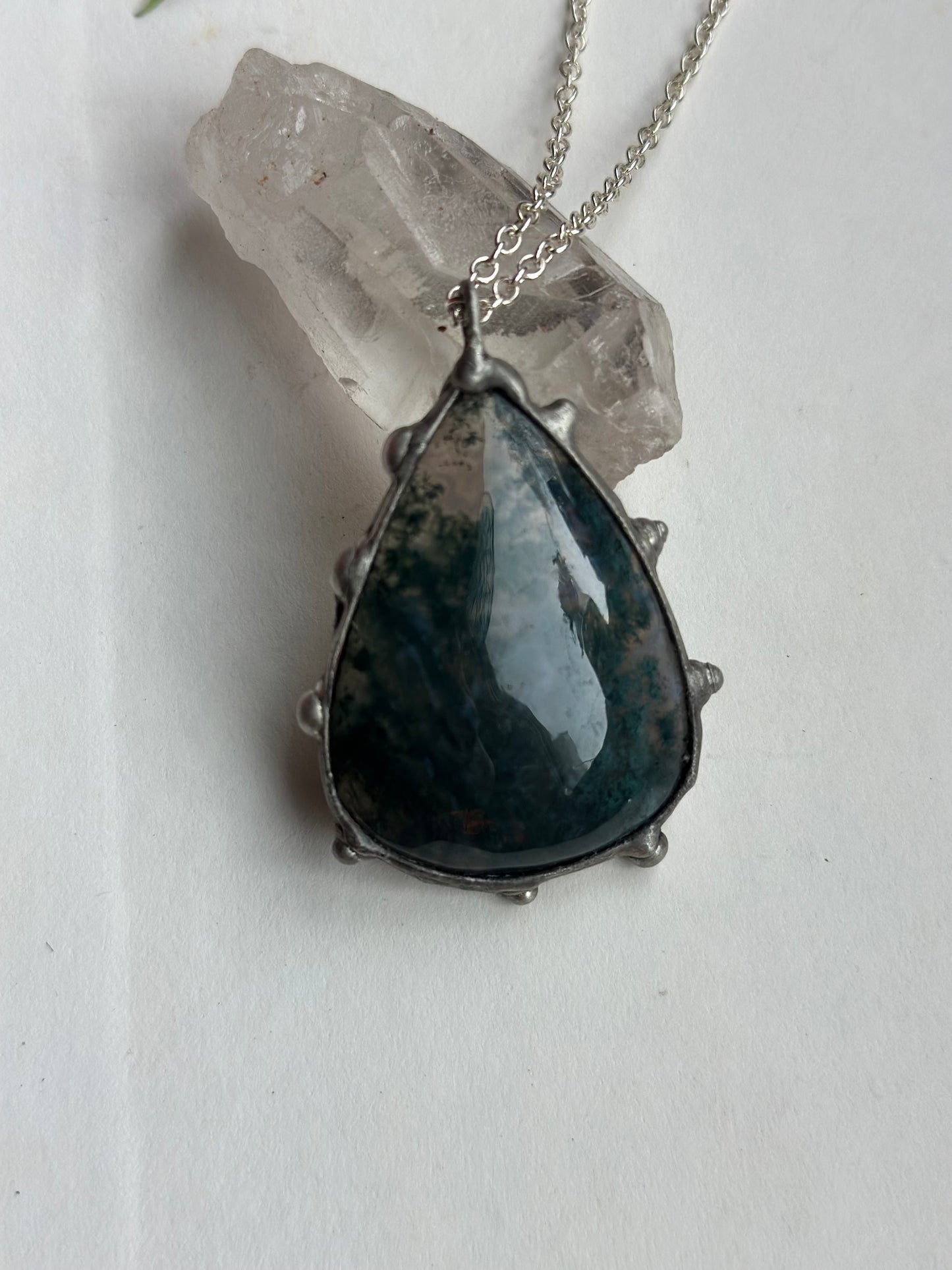 Moss Agate Necklace