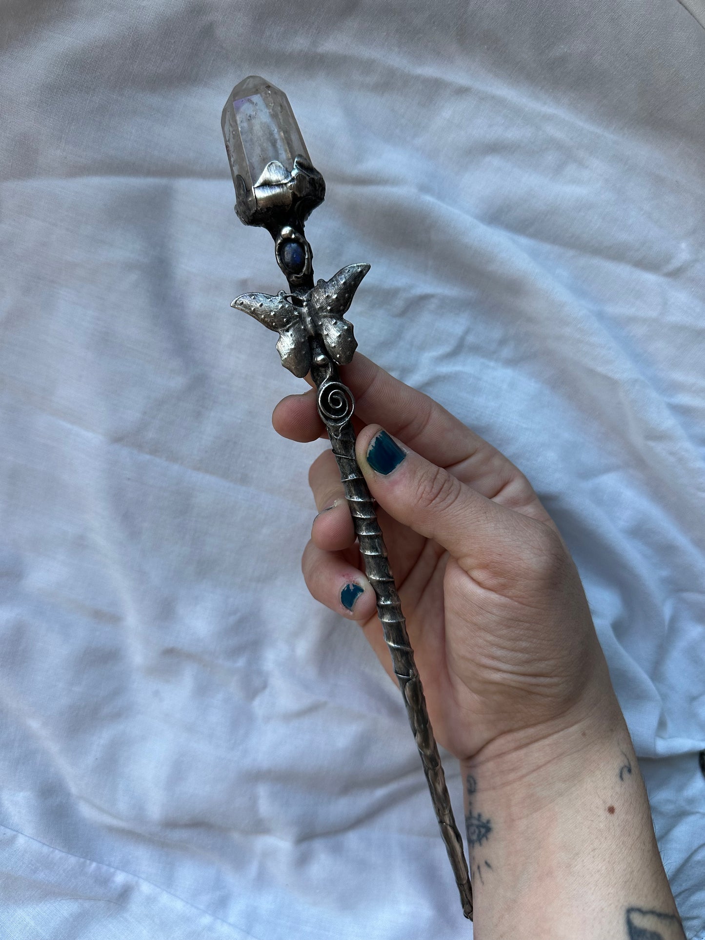 Butterfly Crystal Wand