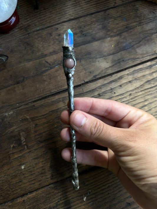 Aura Quartz Pocket Wand
