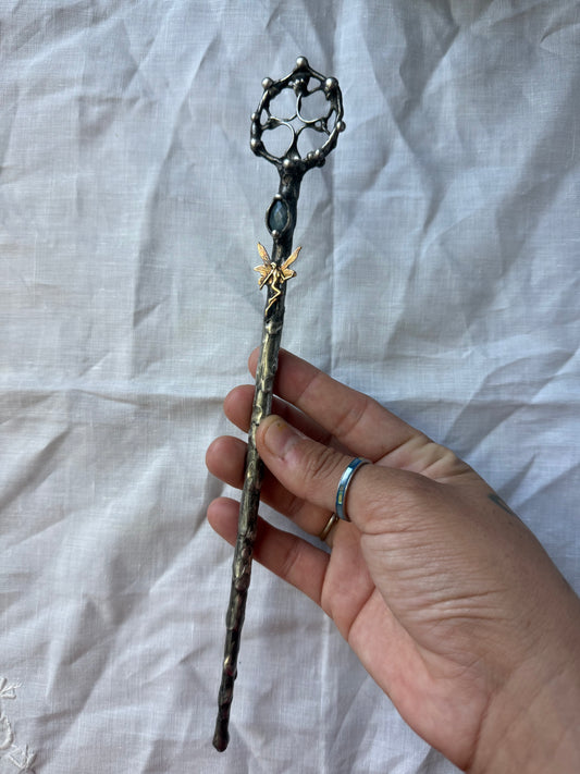 Metal Pixi bubble wand