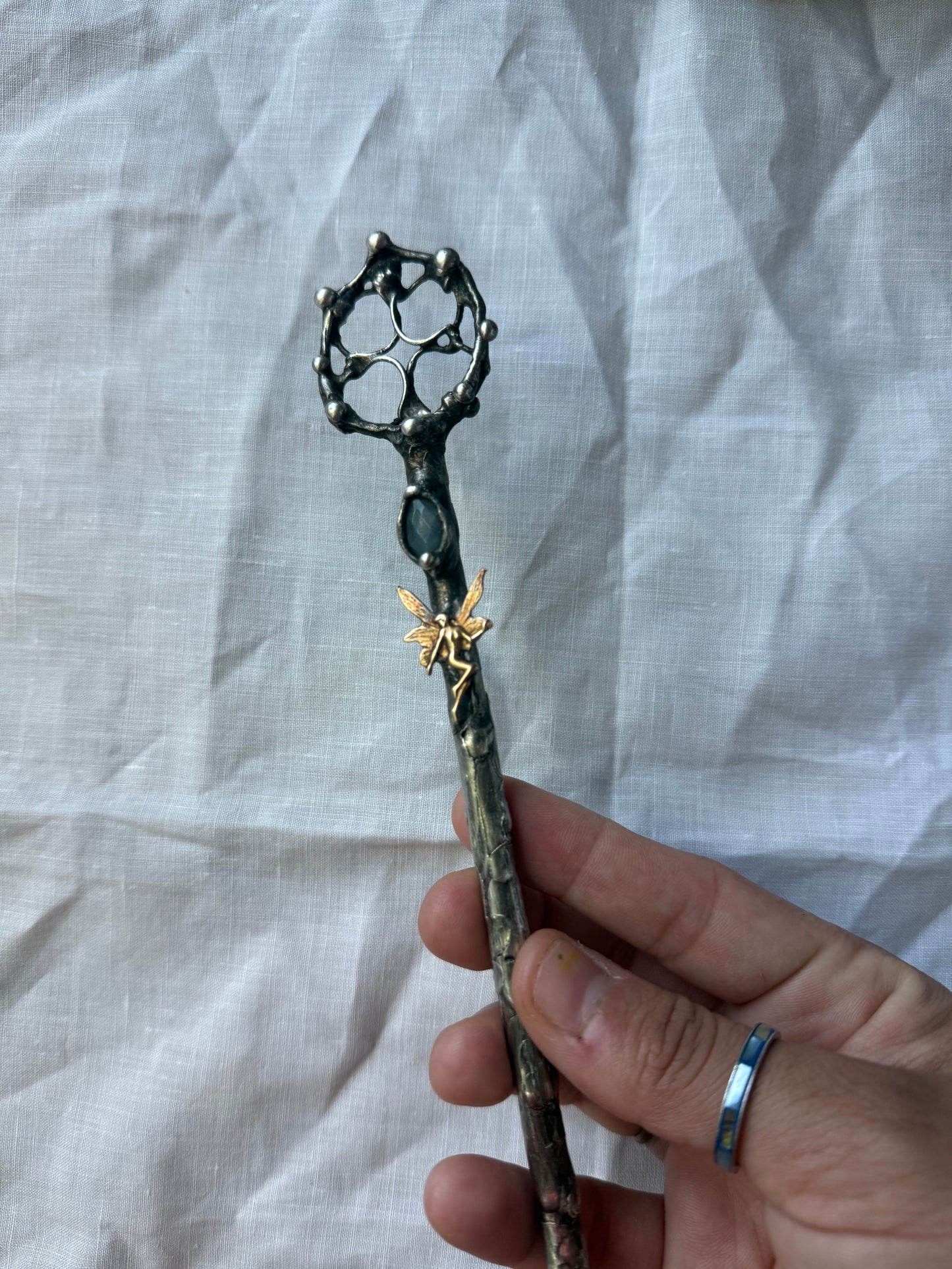 Metal Pixi bubble wand