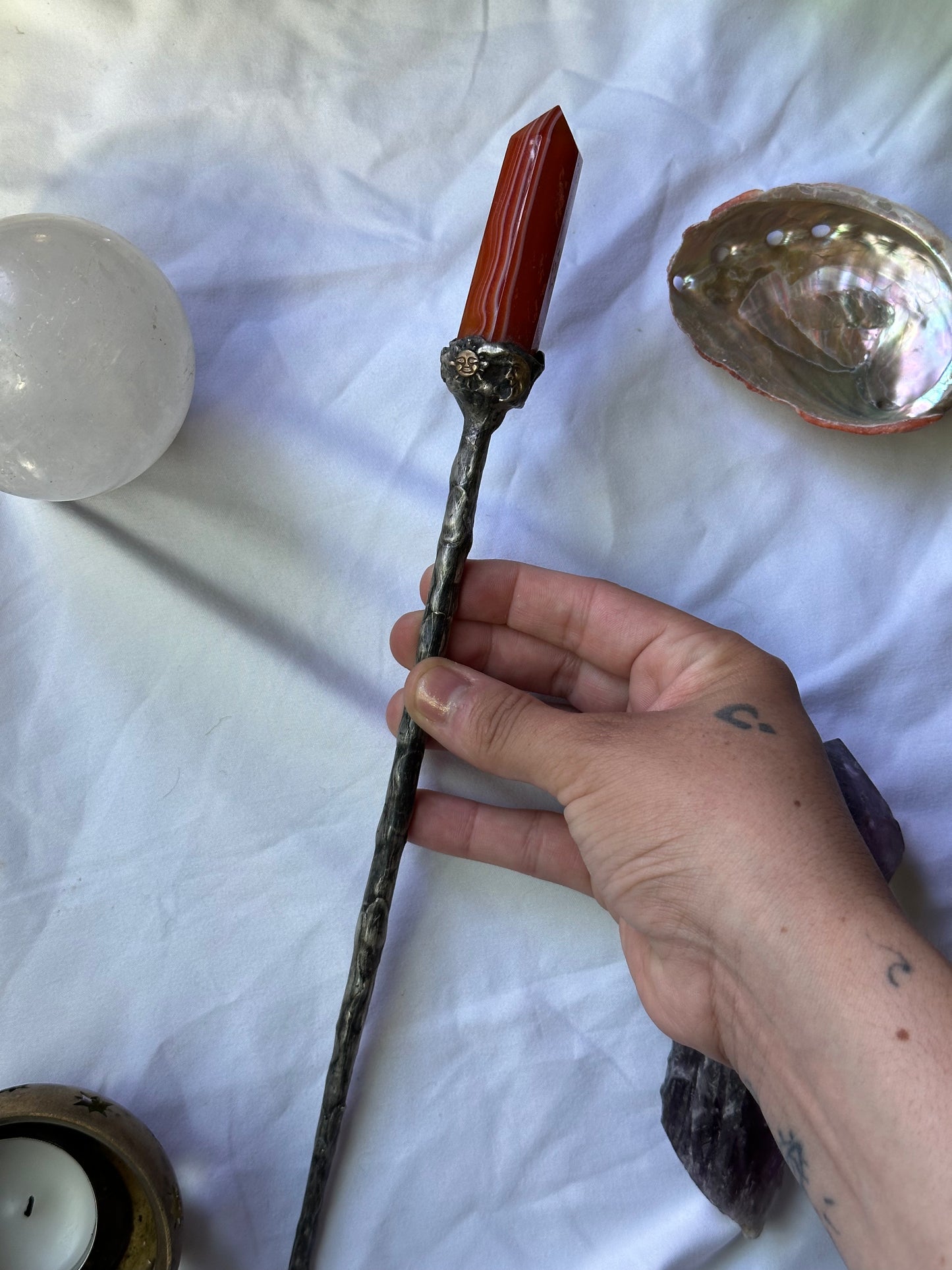 Carnelian Wand