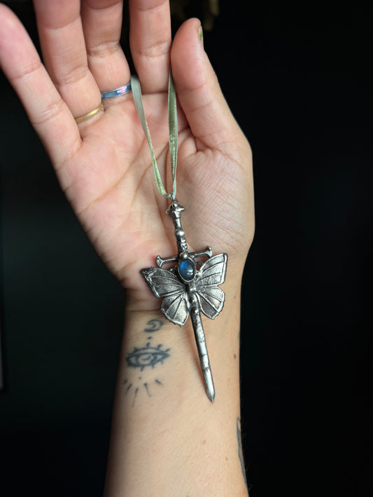 Moon Fae sword Necklace