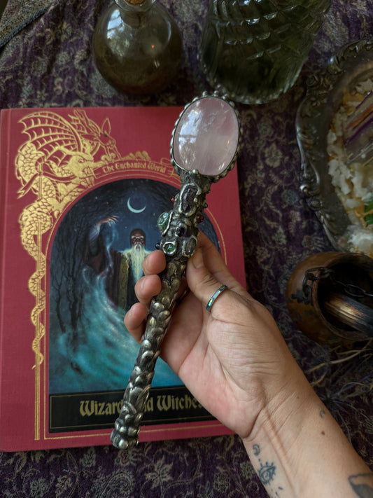 Rose Quartz Light Up Wand