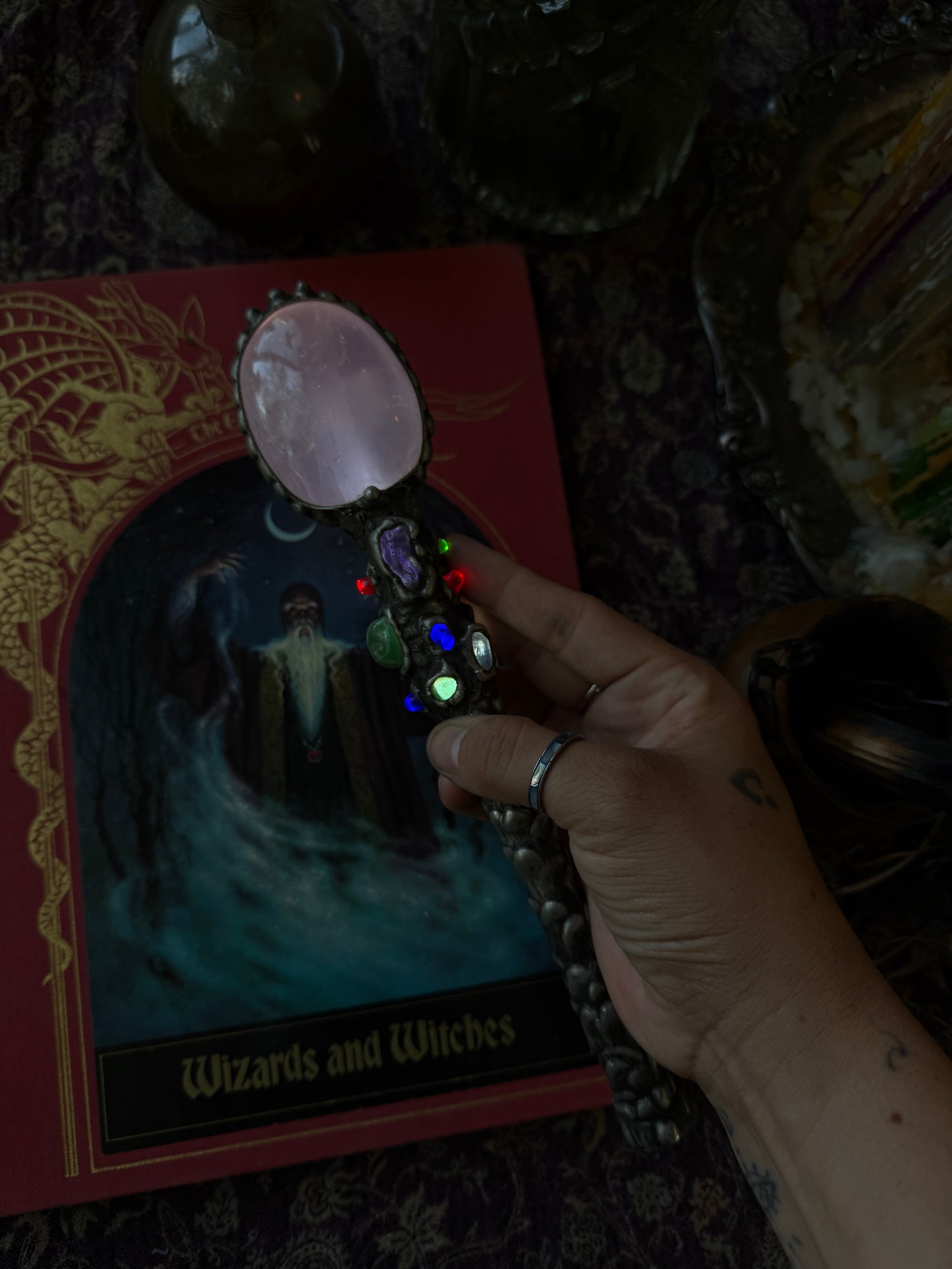 Rose Quartz Light Up Wand