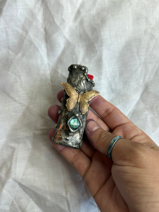 Butterfly labradorite  Lighter Case