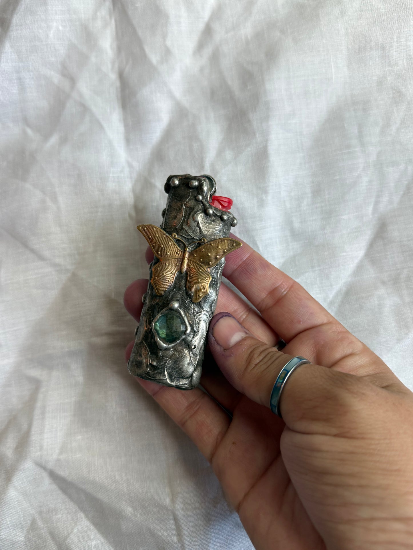 Butterfly labradorite  Lighter Case