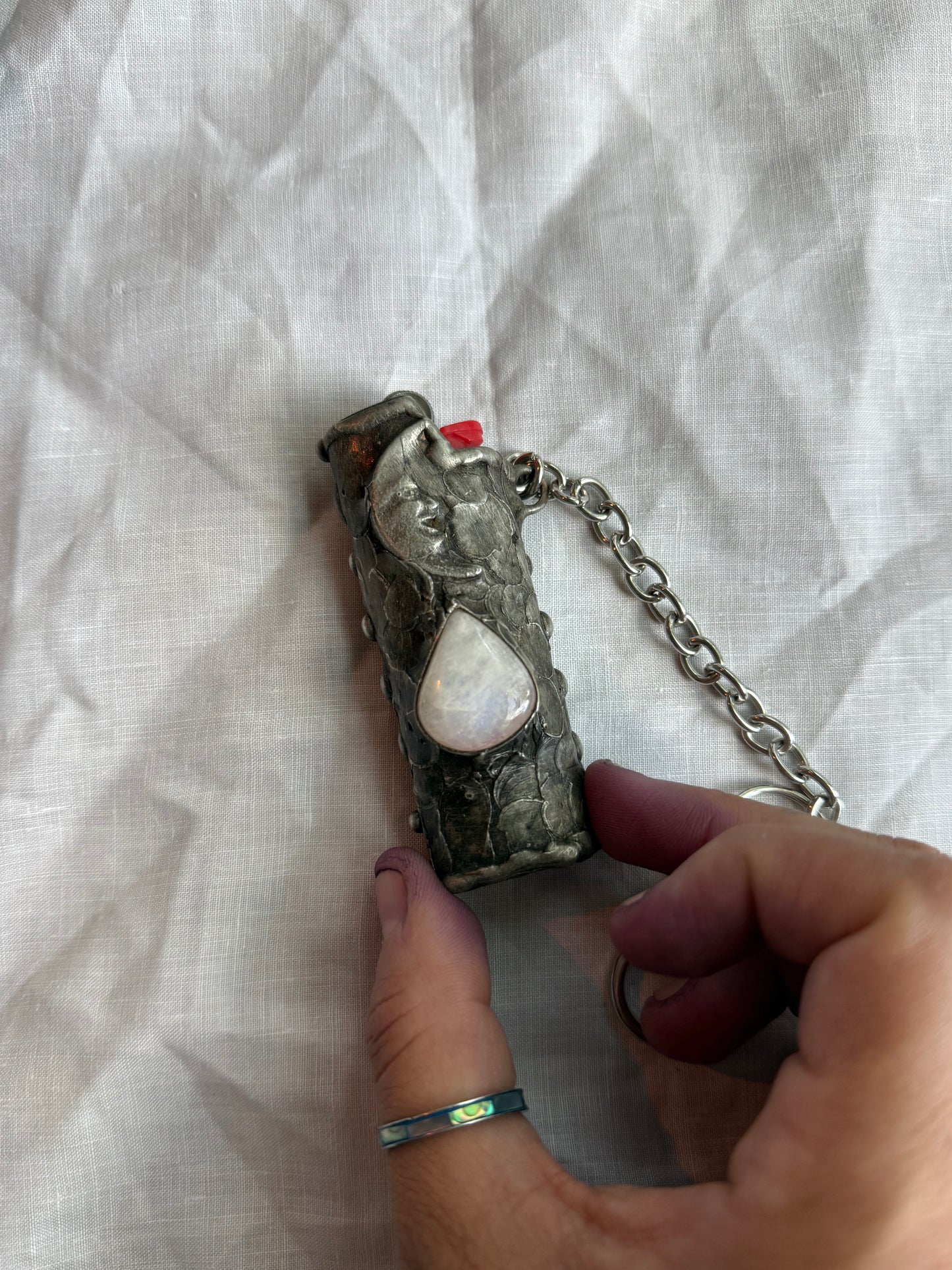 Rainbow moonstone Lighter Case