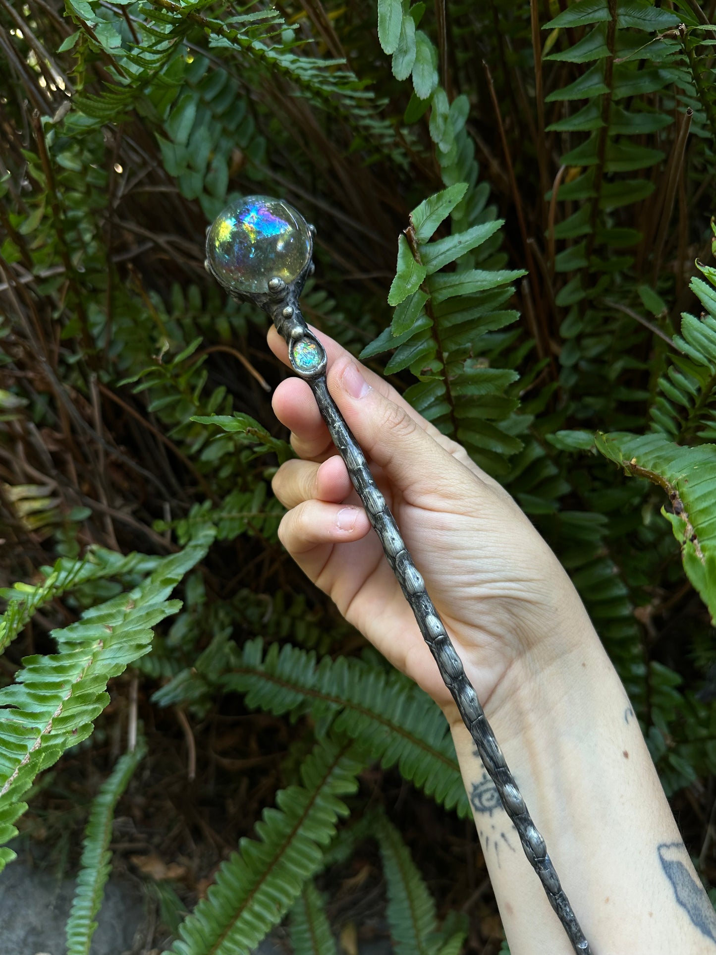 Magic sphere bubble wand