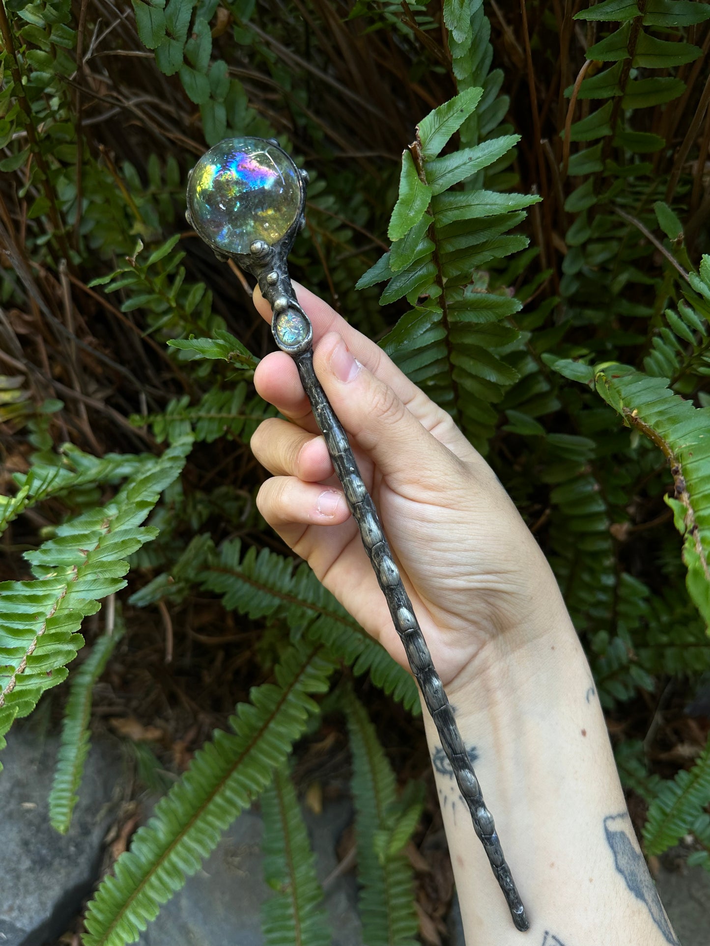 Magic sphere bubble wand