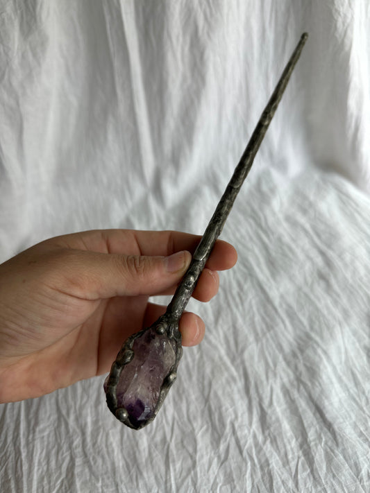 Raw Amethyst Wand