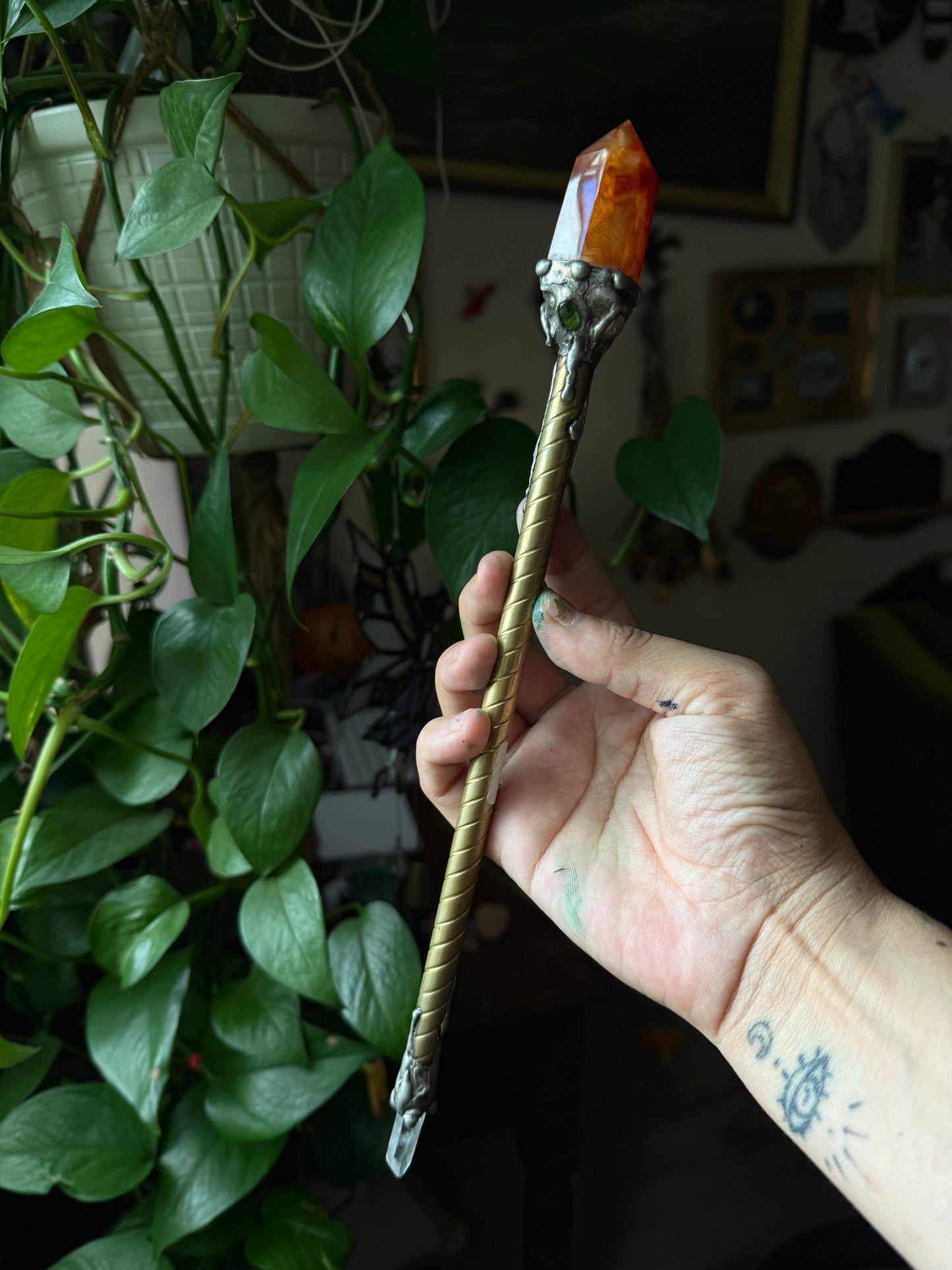 Flame of Bravery Wand