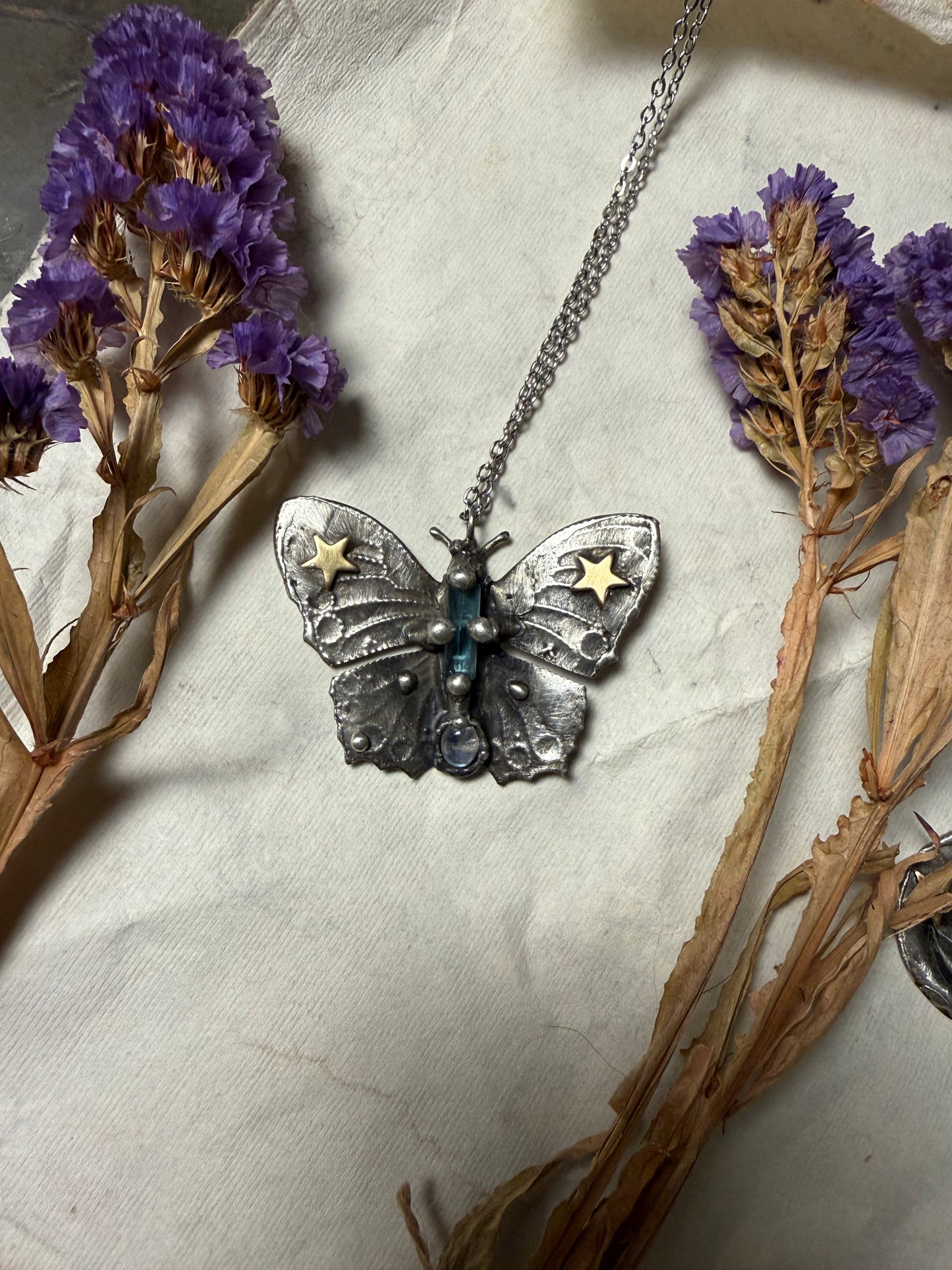 Starlight Moth Necklace