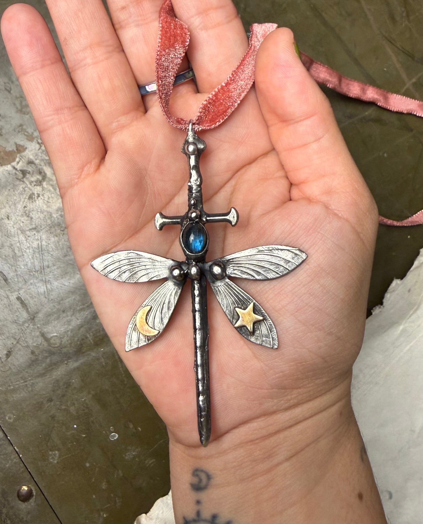 The Dragonfly Path Necklace