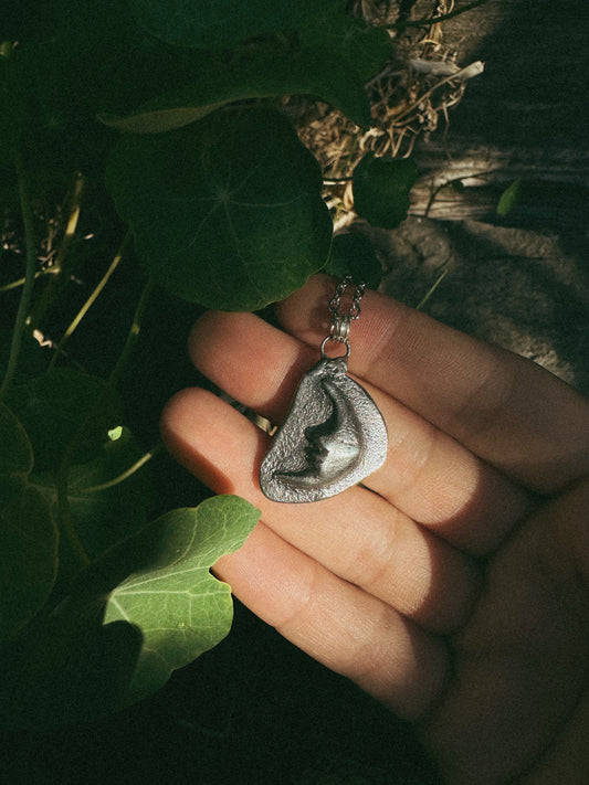 little moon necklace