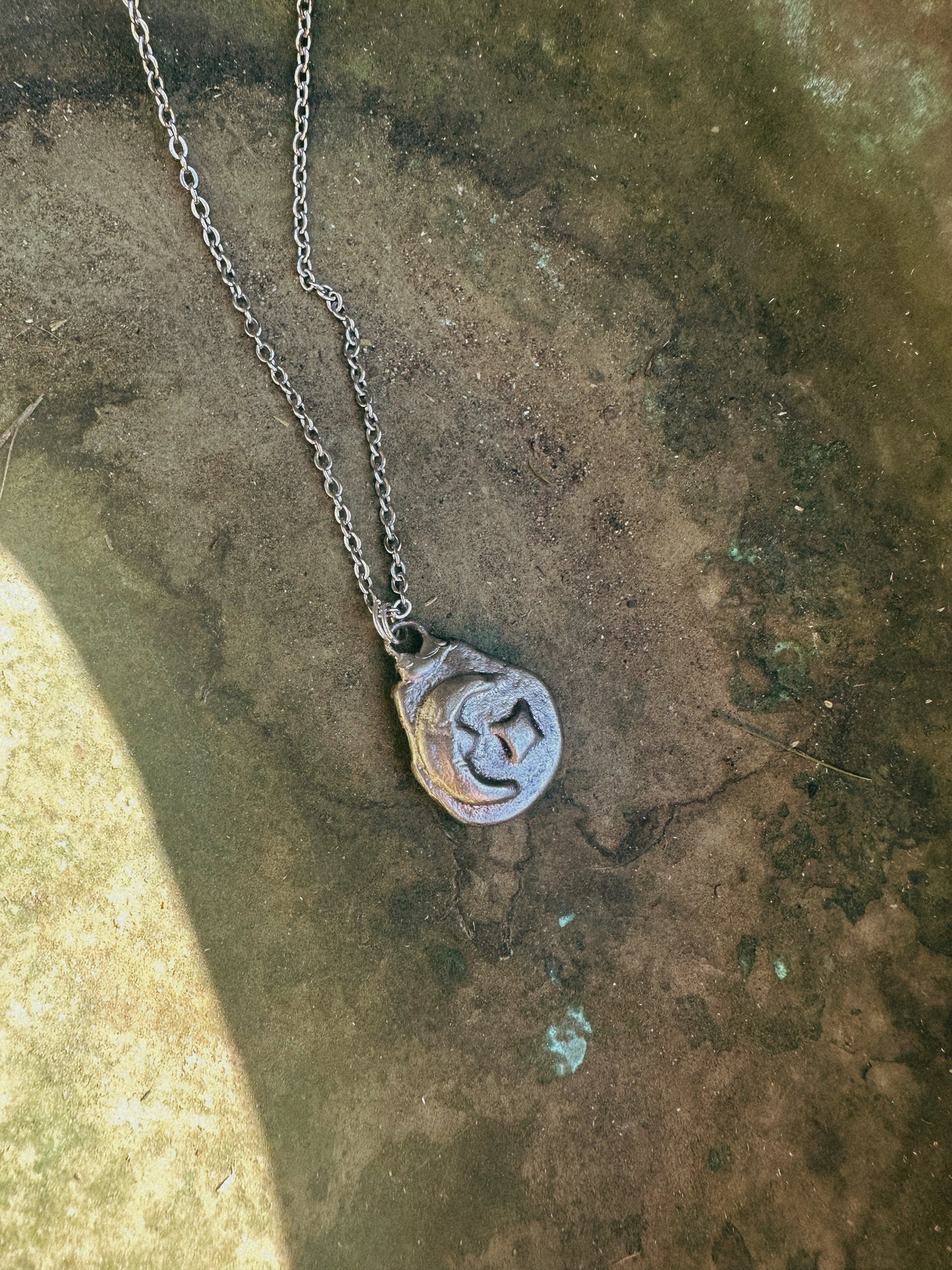 Beyon the Moon and Stars Coin Pendant